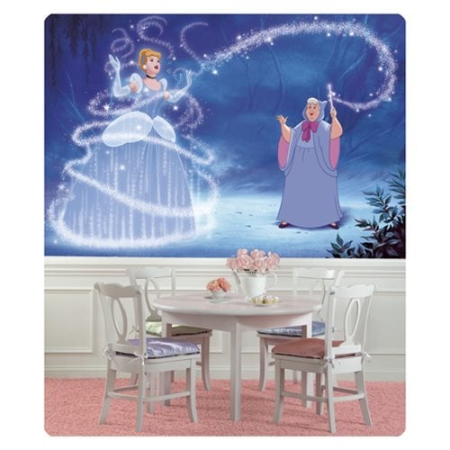 Cinderella Magic XL Chair Rail Prepasted Mural